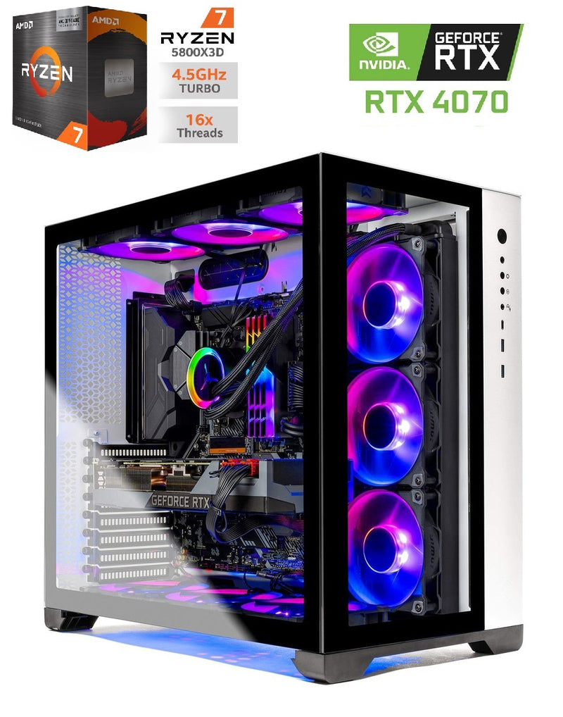 PC Gamer Grosbill PUNCHY - Ryzen 7 5800X3D - RTX 4070 - 1 To SSD