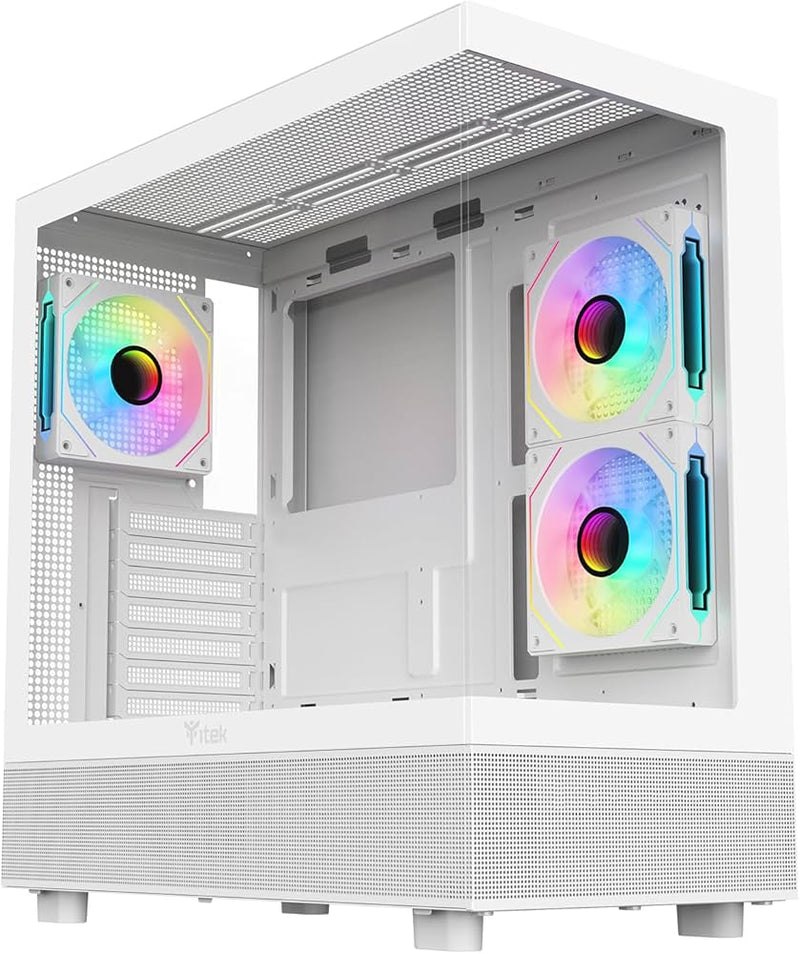 (Personalizzato) PC GAMING BIANCO - RYZEN 5 9600X 5.4GHz + RX 7800XT 16GB GDDR6 + 32GB RAM DDR5 6000MHz + SSD M2 1000