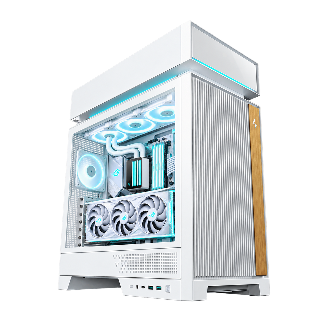 PC GAMING DEEPCOOL GLACIER - RYZEN 5 9600X + RTX 5070 12GB GDDR7 + 16GB RAM DDR5 6000MHz + SSD M.2 NVMe 1TB