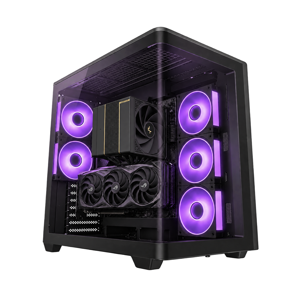 PC GAMING DEEPCOOL MONOLITH - RYZEN 5 9600X + RX 9060 XT 16GB GDDR6 + 32GB RAM DDR5 6000MHz + SSD M.2 NVMe 1TB