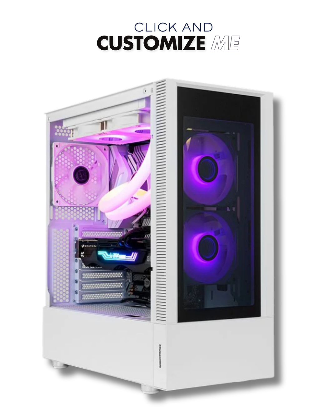 PC GAMING HECTORE - RYZEN 7 5700X + RX 9060XT 16GB + 16GB RAM DDR4 3600MHz + SSD M.2 500GB