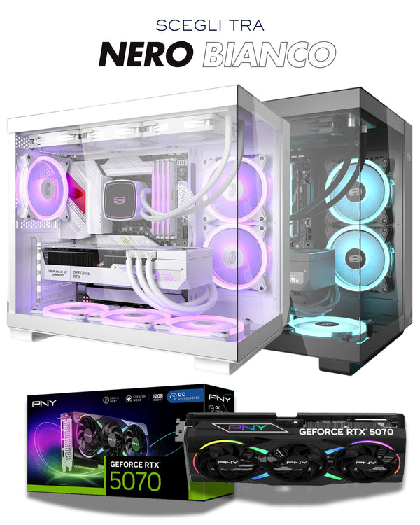 PC ULTRA - RYZEN 7 [7800X3D] + RTX 5070 12GB GDDR7 - 32GB RAM DDR5 6000MHz RGB + M.2 NMVe 1000GB