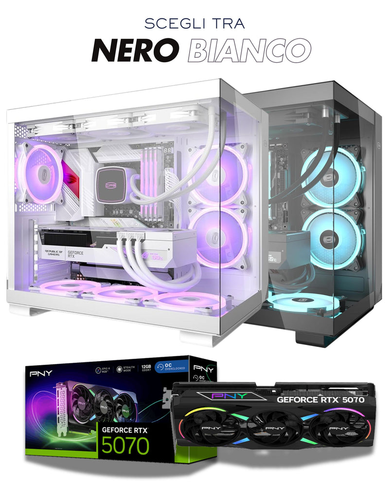 PC ULTRA - RYZEN 7 [7800X3D] + RTX 5070 12GB GDDR7 - 32GB RAM DDR5 6000MHz RGB + M.2 NMVe 1000GB