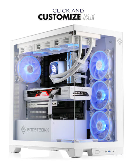 PC GAMING REX -  RX 9060XT 16GB GDDR6 + RYZEN 5 7600X 5.3GHz + 16GB RAM DDR5 6000MHz RGB + M.2 NMVe 500GB