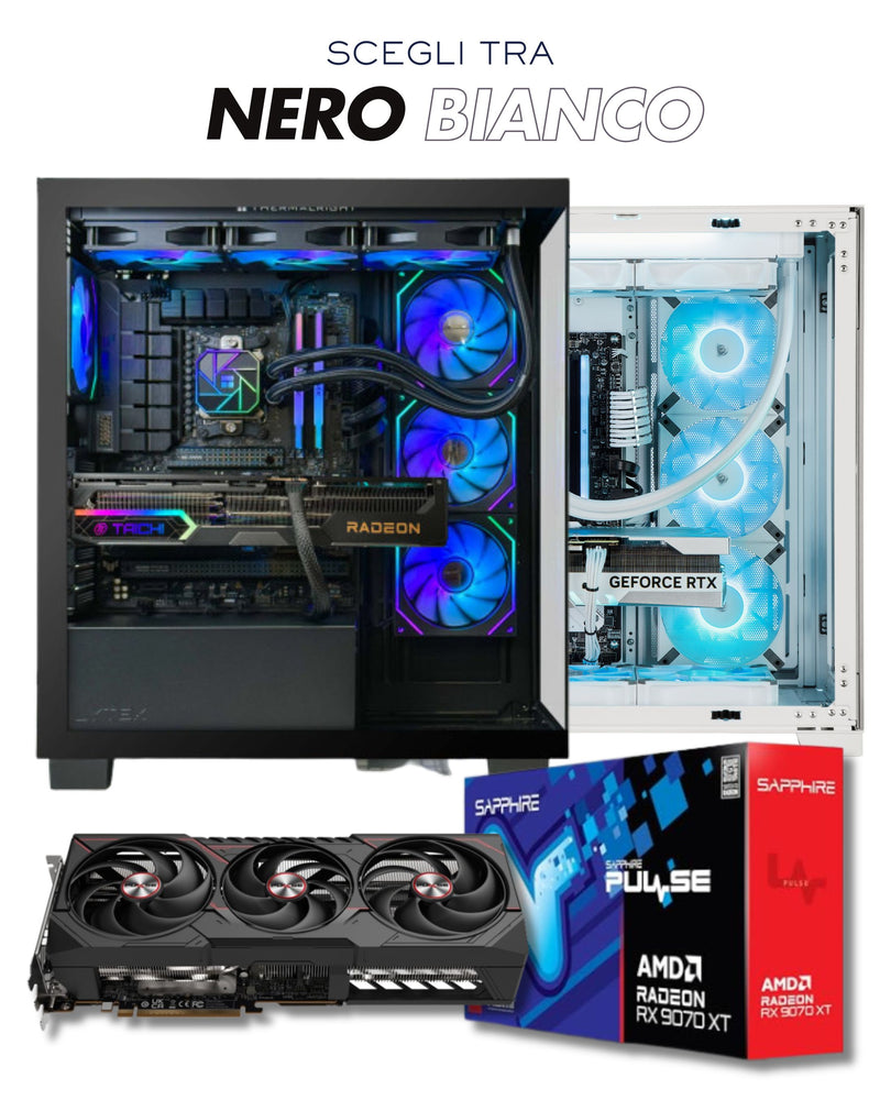 PC ULTRA -  RX 9070XT 16 GDDR7 + RYZEN 5 [9600x] 5.4GHz + 32GB RAM DDR5 6000MHz RGB + M.2 NMVe 1B