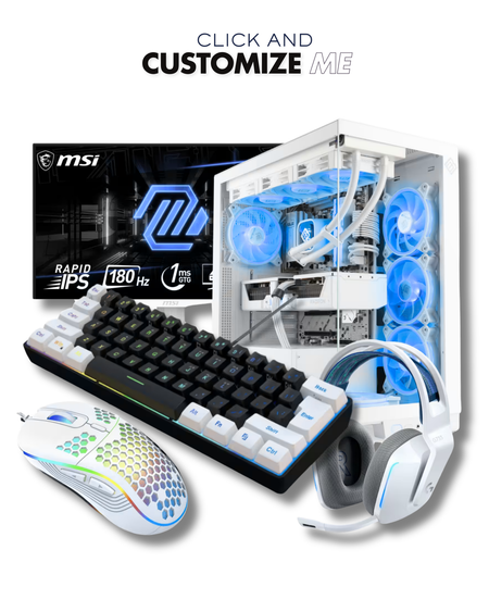 [PC+MONITOR+KIT] PC GAMING - RYZEN 5 9600x + ARC A770 16GB GDDR6 + MONITOR 180Hz 1ms  + KIT GAMING + 16GB RAM DDR5