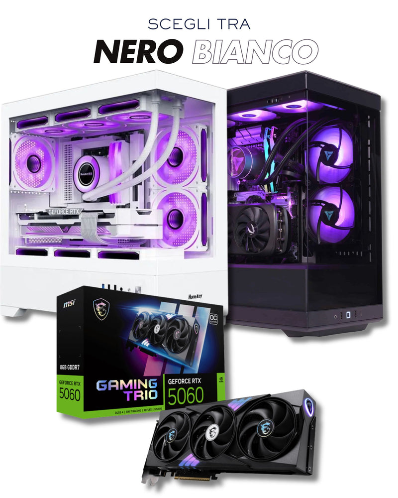 PC GAMING - RTX 5060 8GB GDDR6 + RYZEN 5 5600x  - 16GB DDR4 3600MHz + 500GB M2