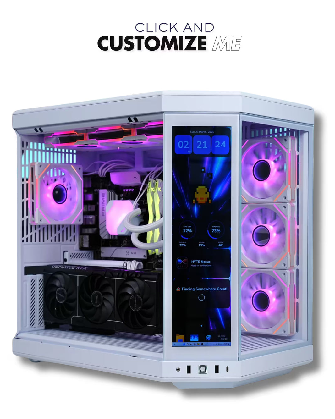 PC GAMING INFERNUS - RYZEN 7 [9800X3D] 5.2GHz + RX 9070XT 16GB GDDR6 - 32GB RAM DDR5 6000MHz RGB + M.2 NMVe 1TB