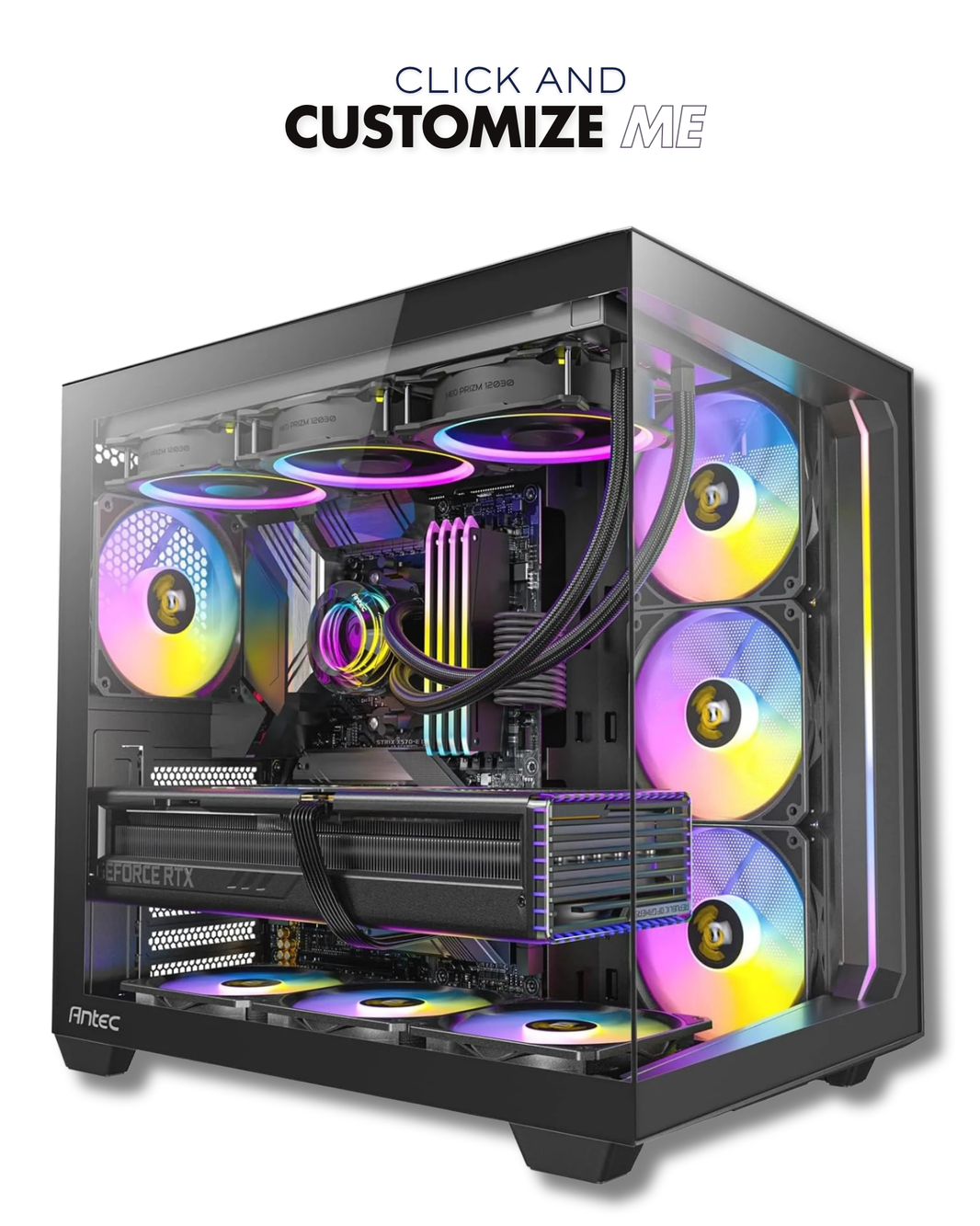 PC GAMING DOMINATOR V.1 - RYZEN 5 9600X 5.4GHz + RTX 5070 12GB GDDR7 + 32GB RAM DDR5 6000MHz + SSD M2 1TB