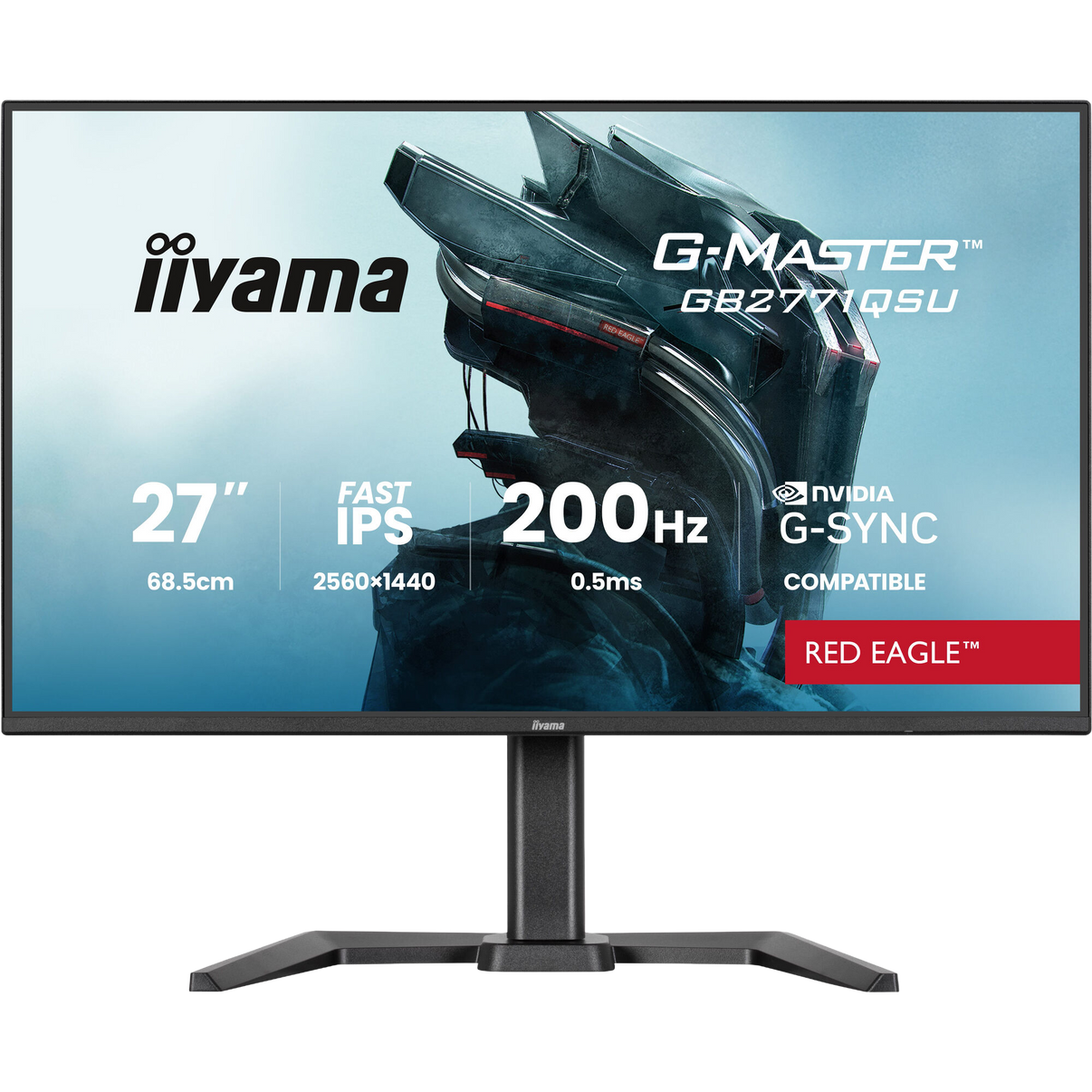 iiyama G-MASTER GB2771QSU-B1 monitor gaming 27 pollici Quad HD