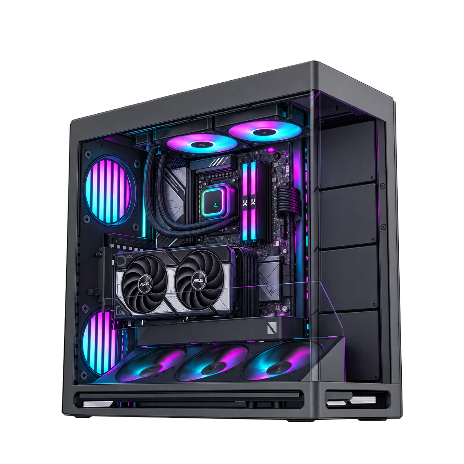 PC GAMING AURORA VAULT — render illustrativo della configurazione