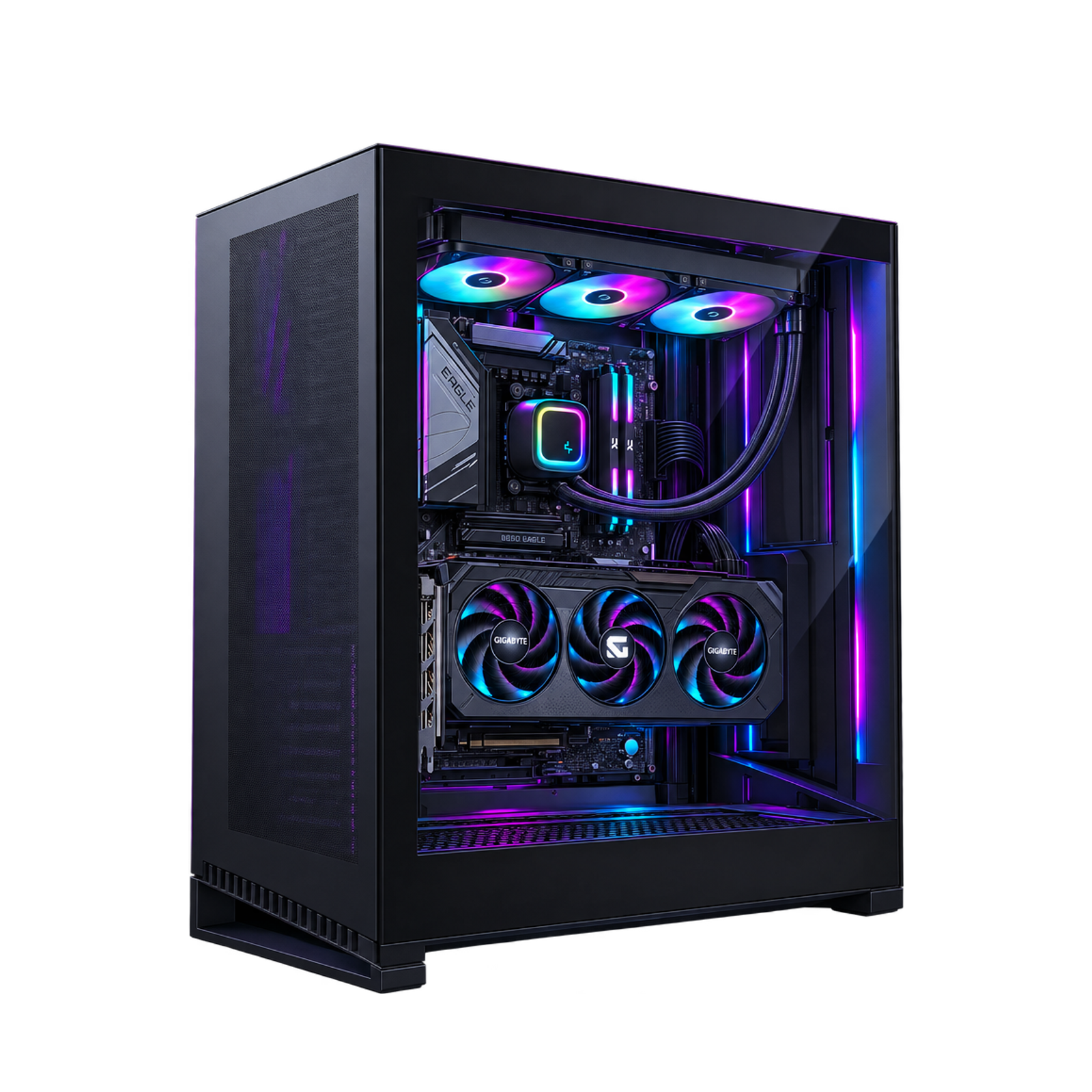 PC GAMING CYBER TEMPLE — render illustrativo della configurazione