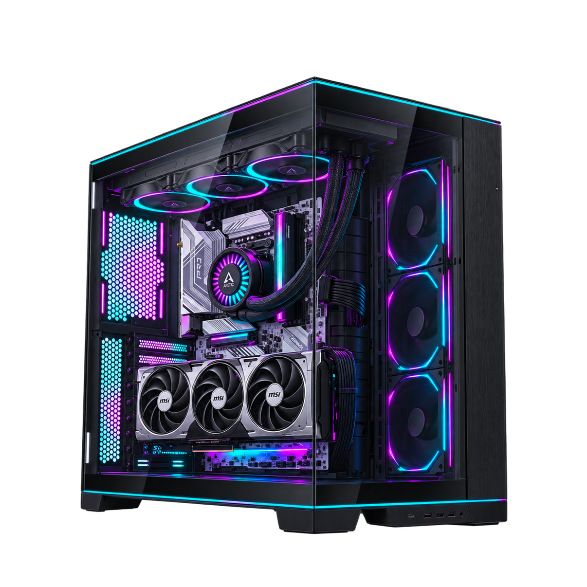 PC GAMING GLASS PHANTOM — build Minimal Gamers