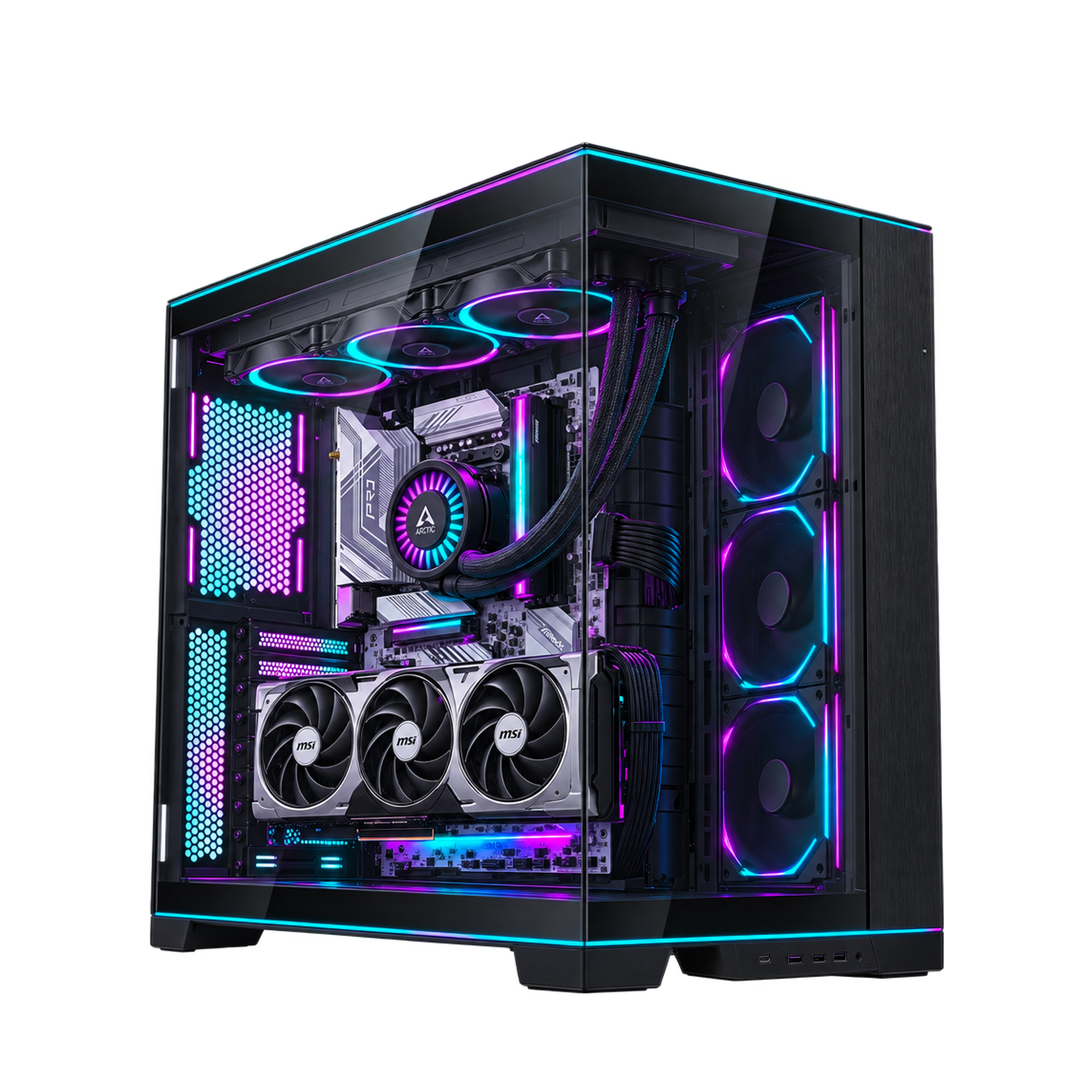 PC GAMING GLASS PHANTOM — build Minimal Gamers