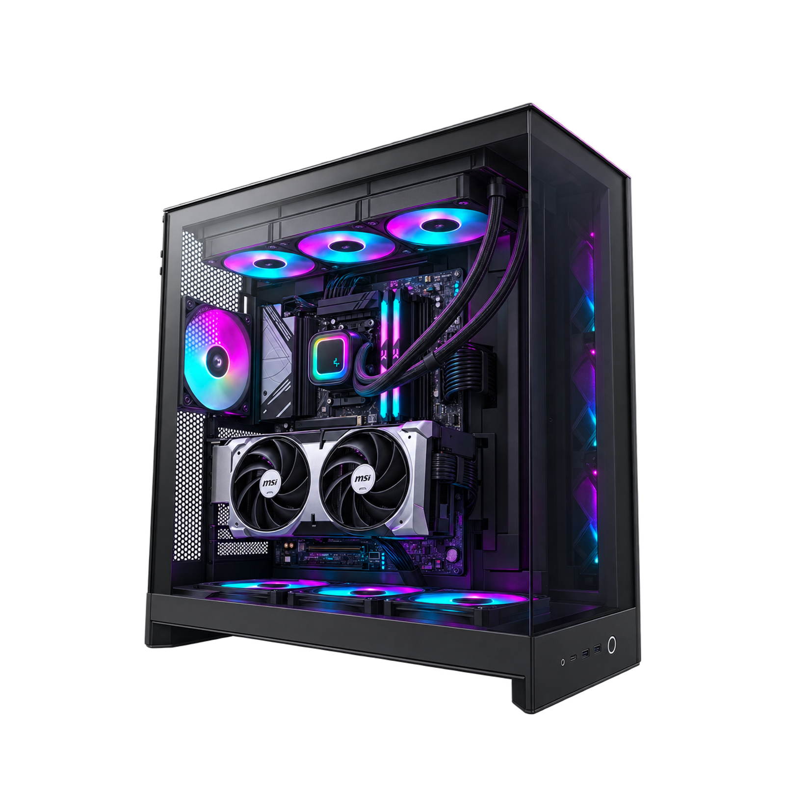 PC GAMING NIGHT CIRCUIT — render illustrativo della configurazione