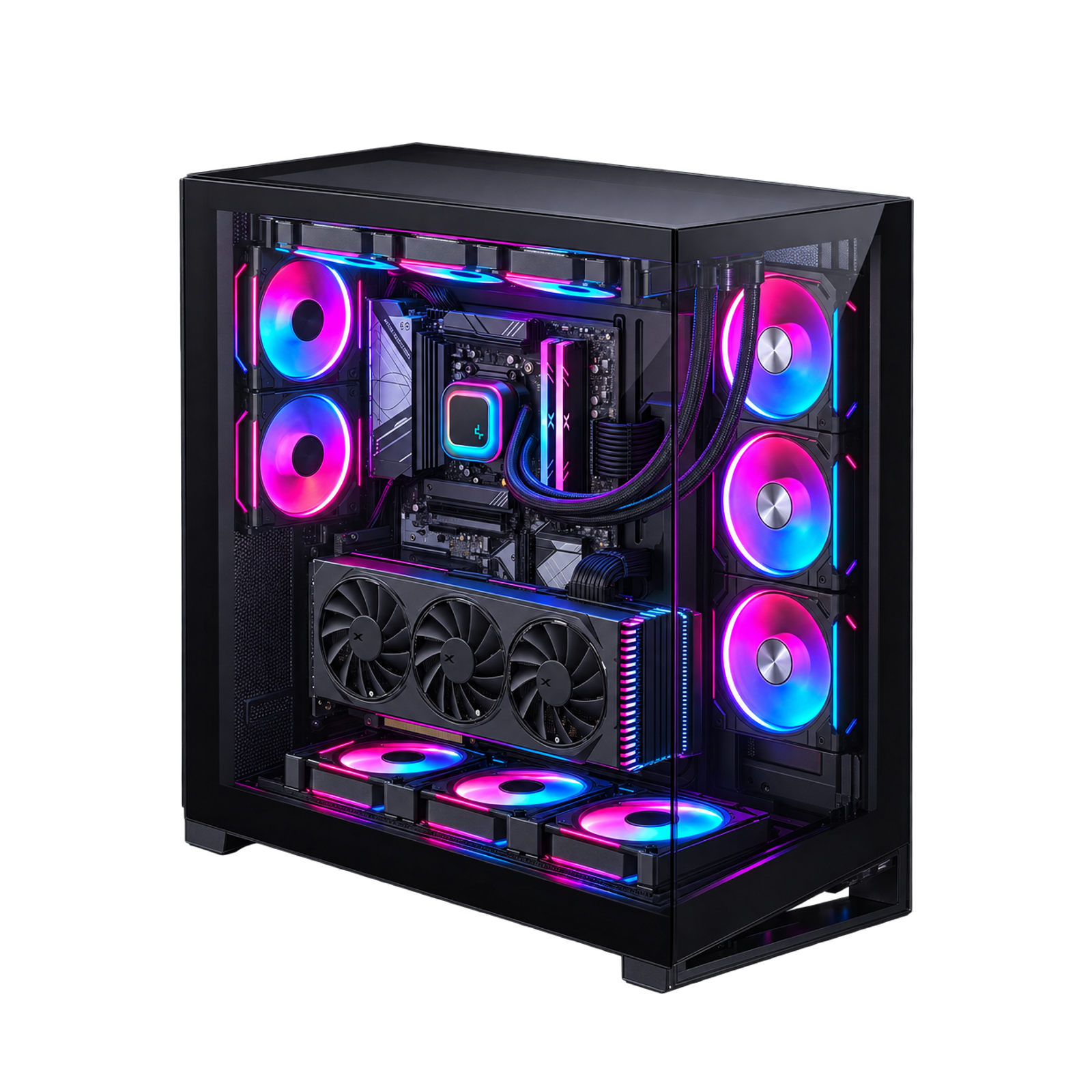 PC GAMING TITAN CHAMBER — render illustrativo della configurazione