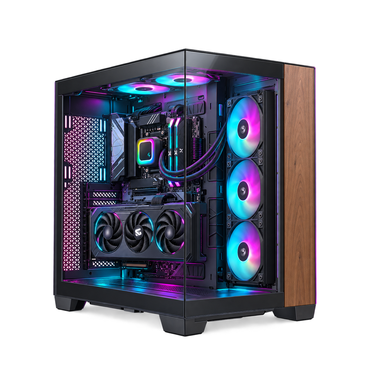 PC GAMING WOODCORE X — render illustrativo della configurazione