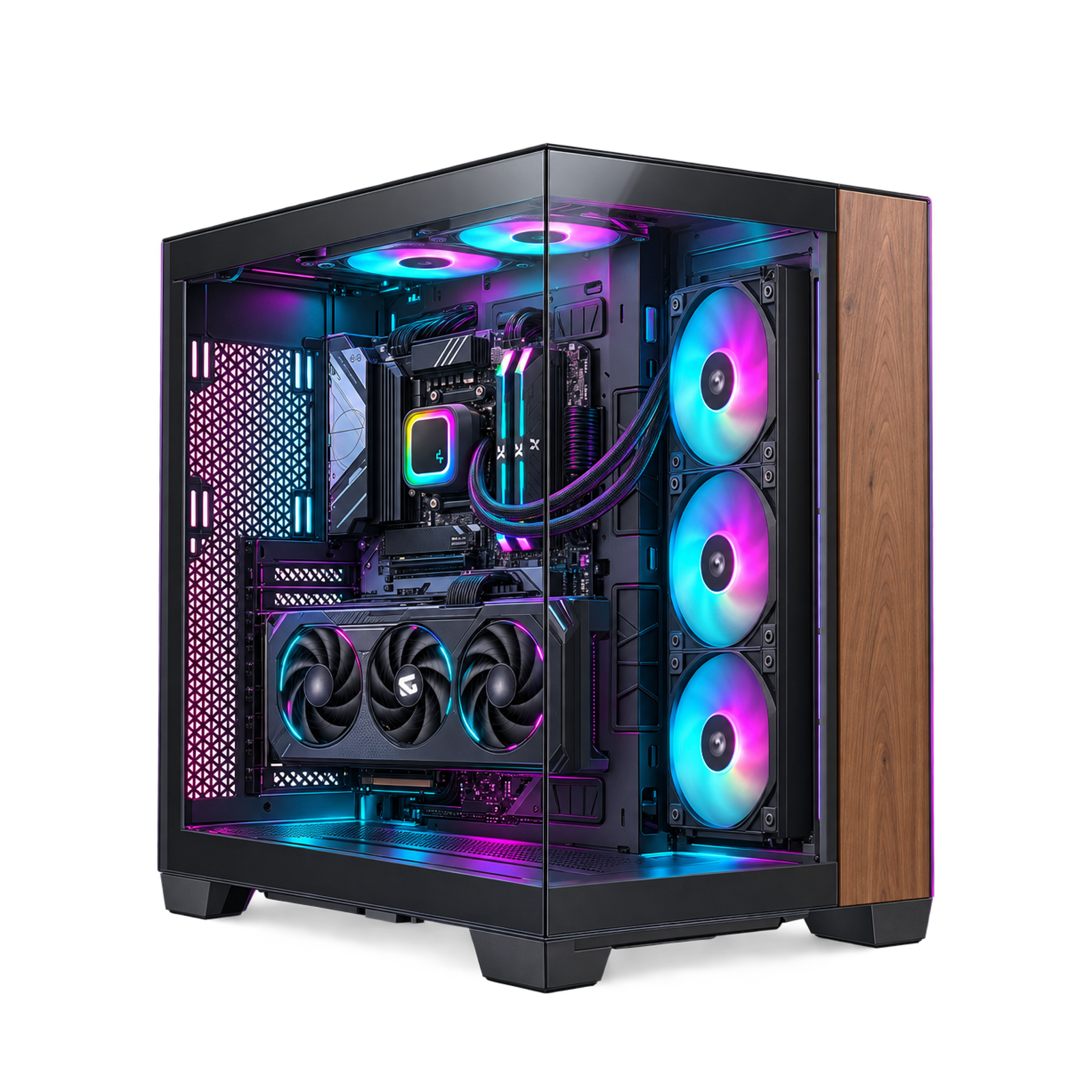 PC GAMING WOODCORE X — render illustrativo della configurazione