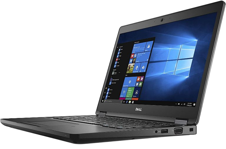 Notebook Dell Latitude 5480 ricondizionato, vista tre quarti