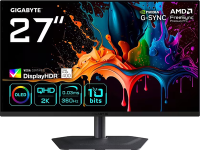 GIGABYTE MO27Q3 - Monitor gaming 27" Quad HD OLED