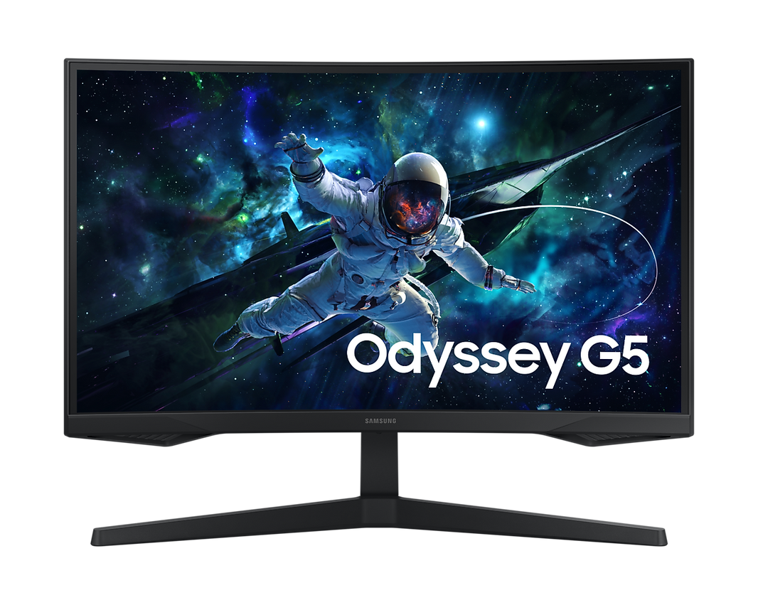 Samsung Odyssey G5 G55C monitor gaming 27 pollici QHD curvo
