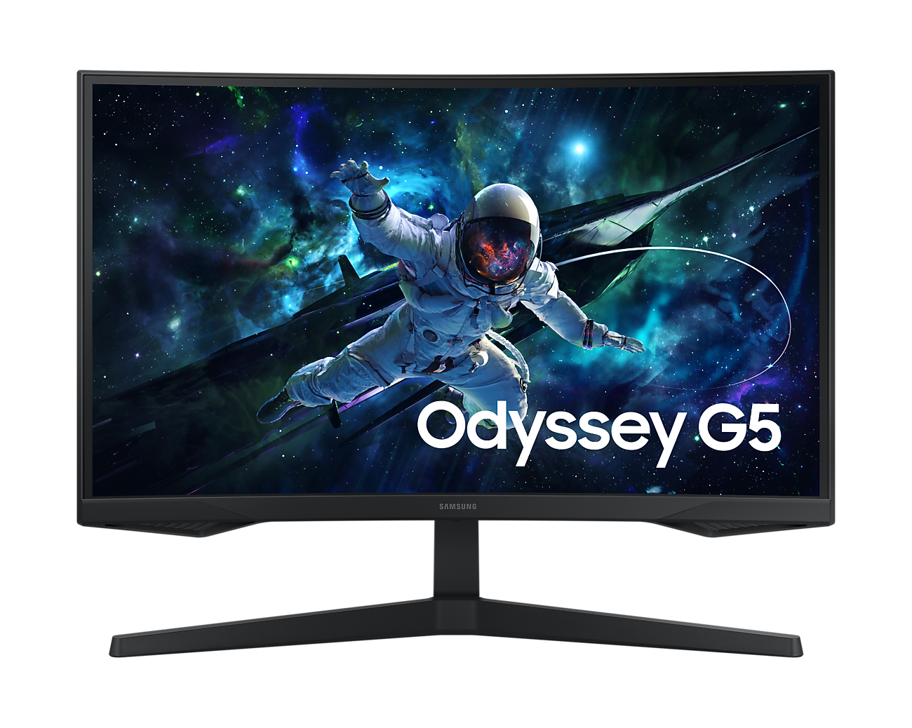 Samsung Odyssey G5 G55C monitor gaming 27 pollici QHD curvo