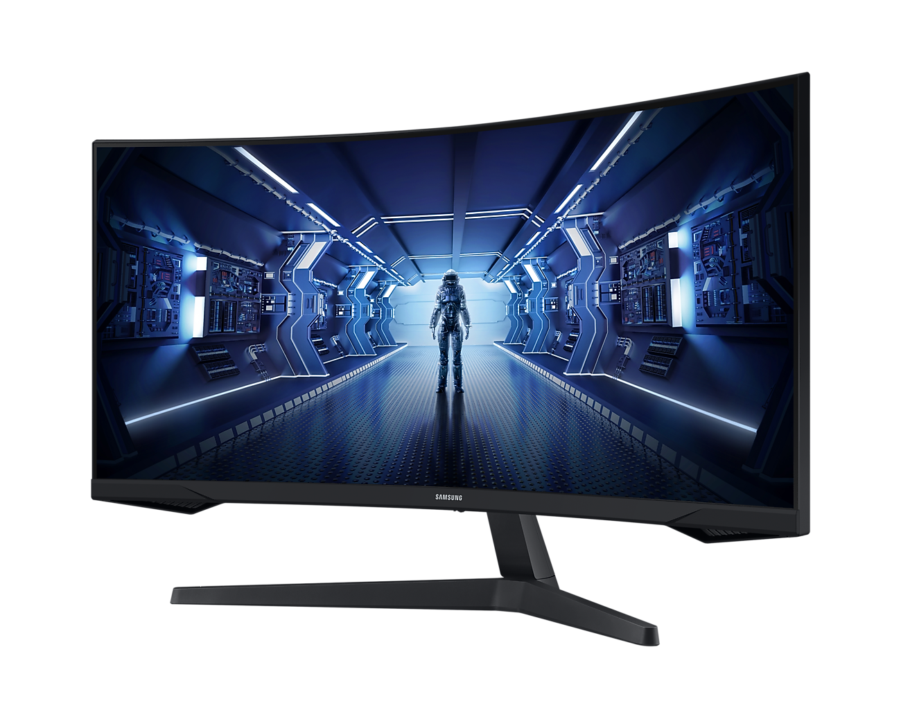 Samsung Odyssey G5 G55T monitor gaming 34 pollici UltraWide QHD curvo