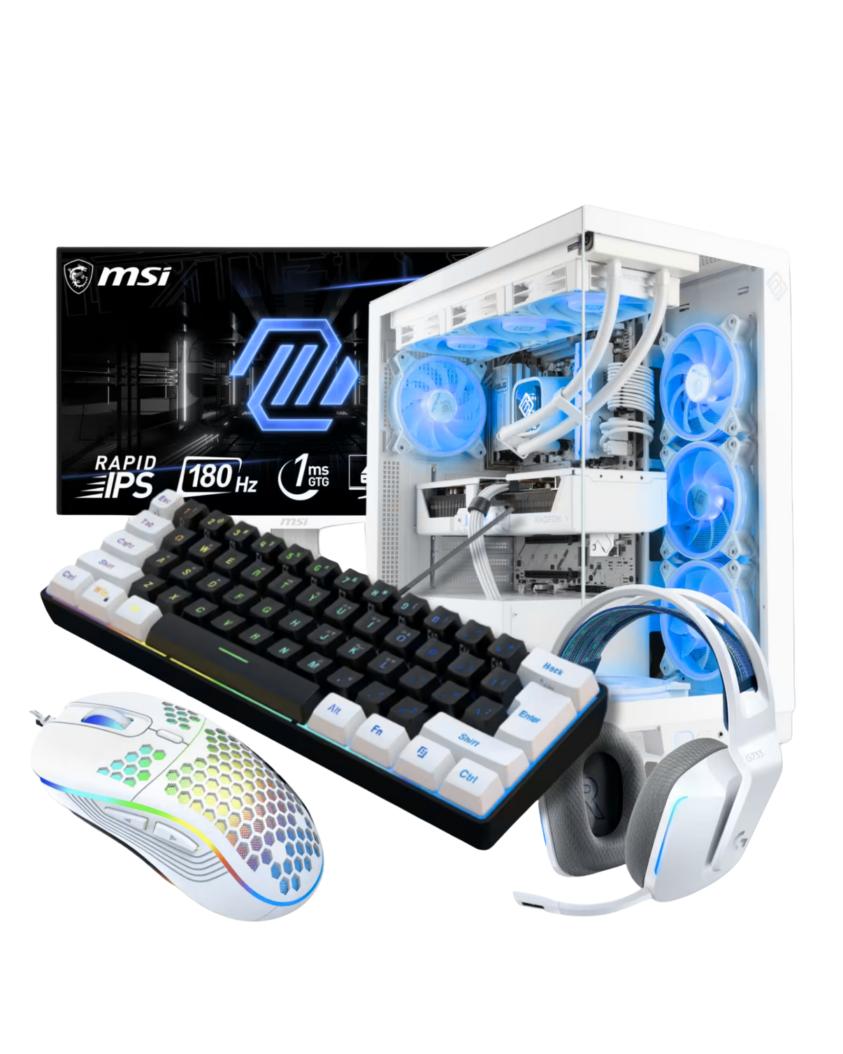Bundle PC Gaming Minimal Gamers con Intel Arc A770, monitor MSI 180Hz e kit gaming
