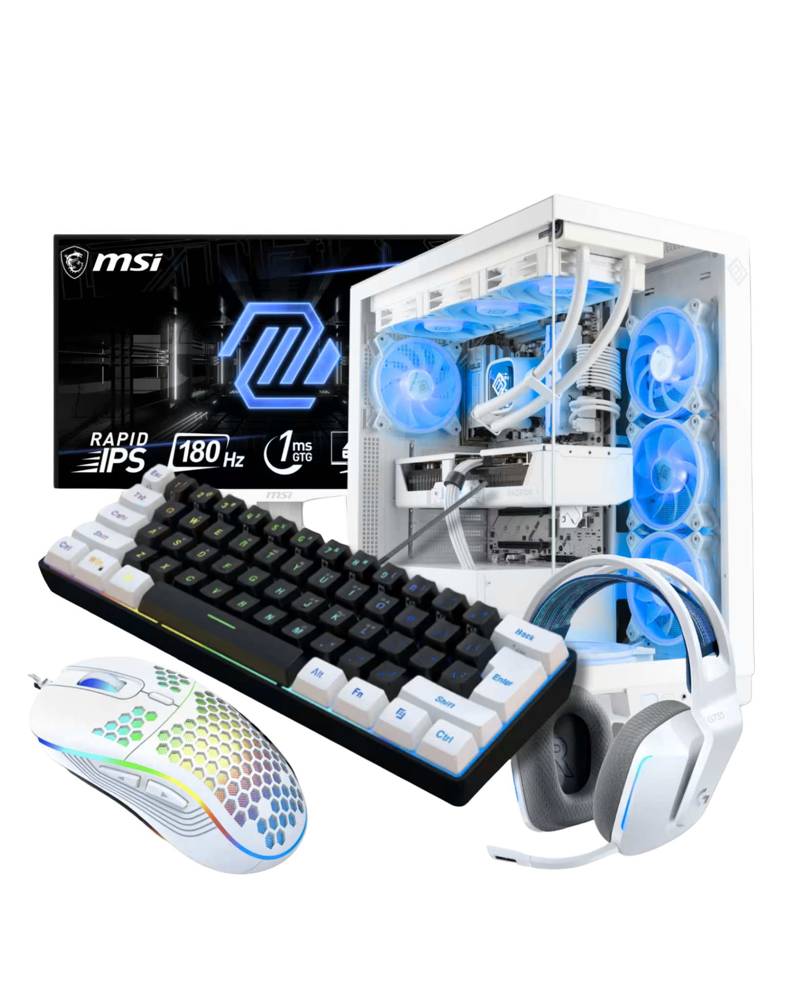 Bundle PC Gaming Minimal Gamers con Intel Arc A770, monitor MSI 180Hz e kit gaming