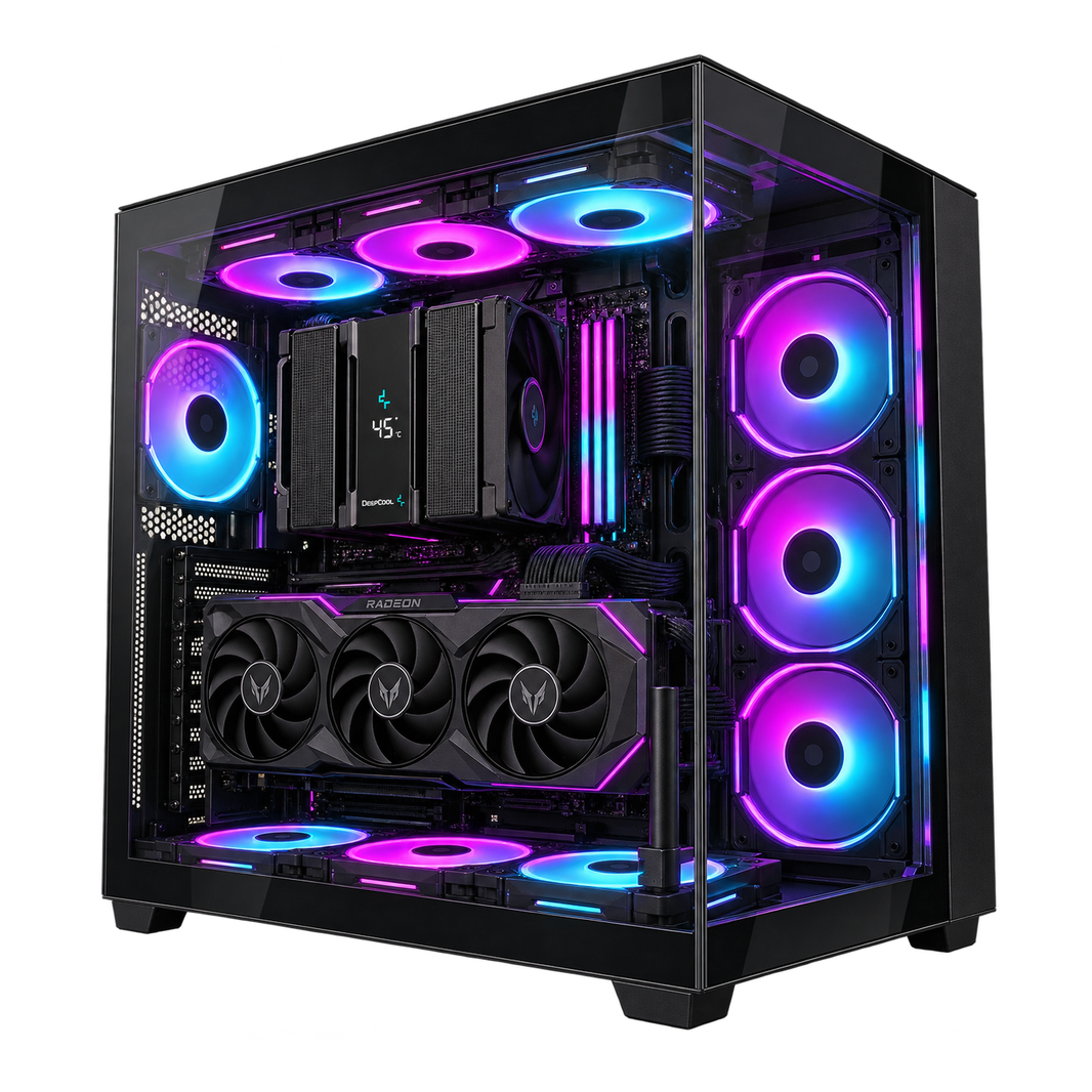 PC Gaming BERSERKER con RX 9070 XT, doppio vetro e case configurabile fra 27 modelli