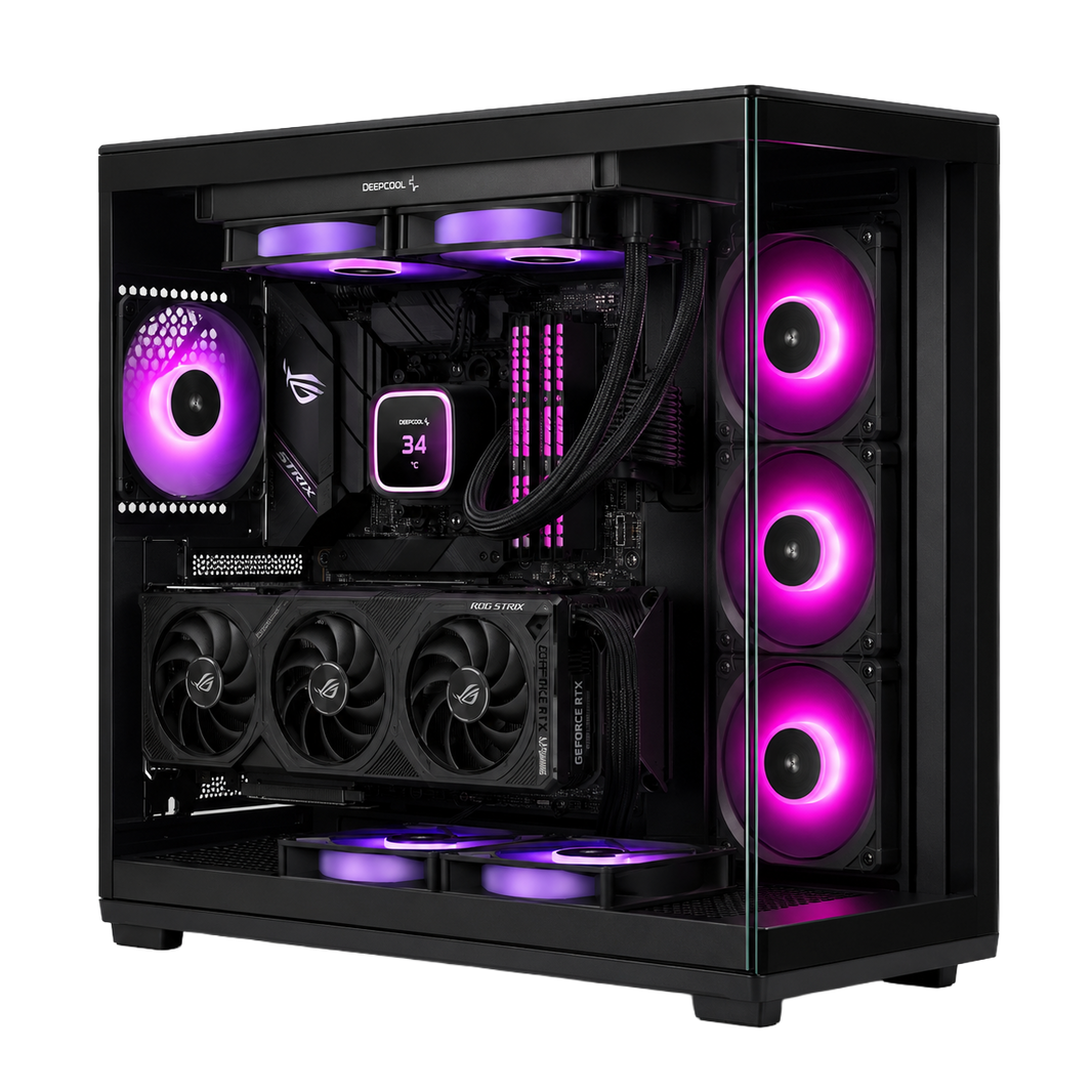 PC Gaming CRIMSON Minimal Gamers — vista prodotto trasparente