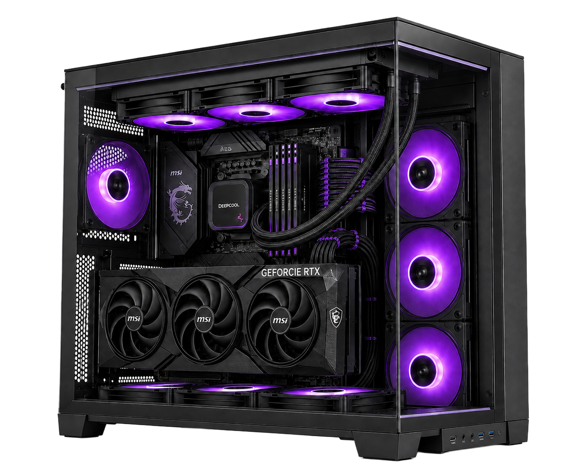 PC Gaming DOMINATOR V.1 Minimal Gamers — vista prodotto trasparente