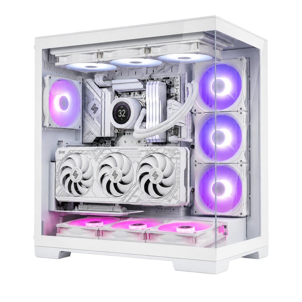 PC Gaming HECTORE Minimal Gamers — vista prodotto trasparente