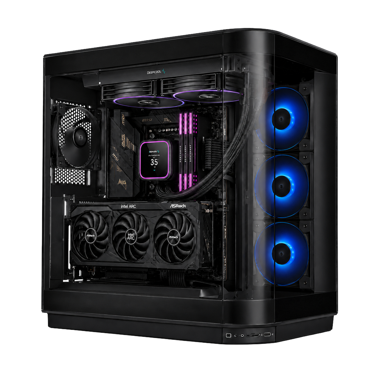 PC Gaming MADAME Minimal Gamers — vista prodotto trasparente