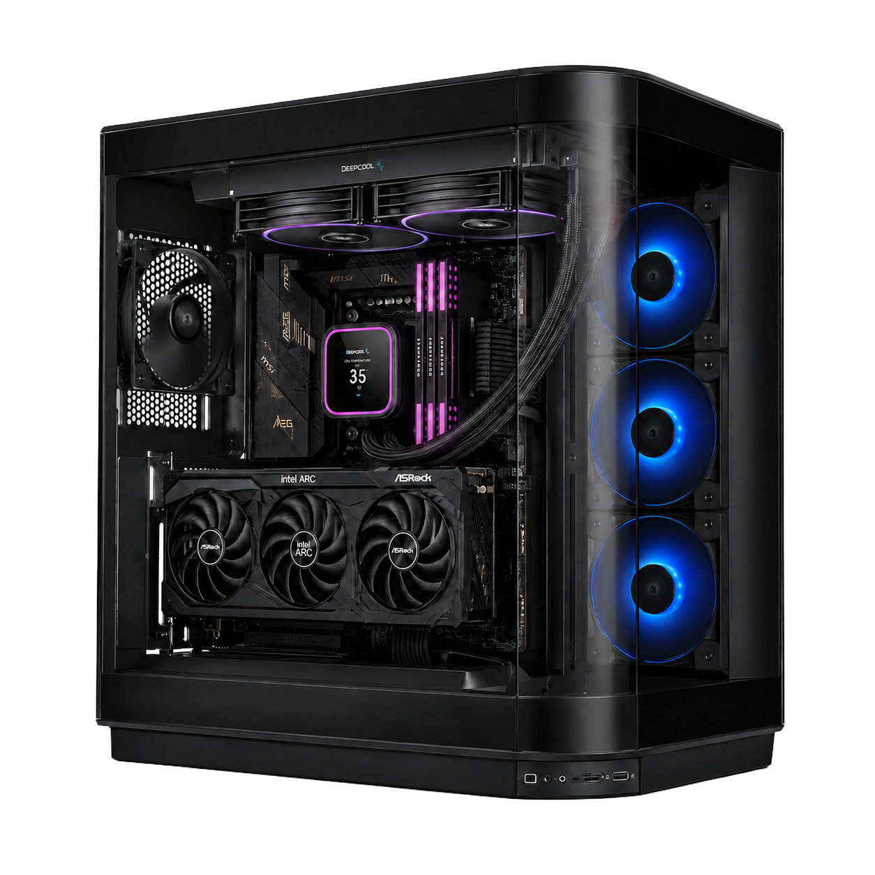 PC Gaming MADAME Minimal Gamers — vista prodotto trasparente
