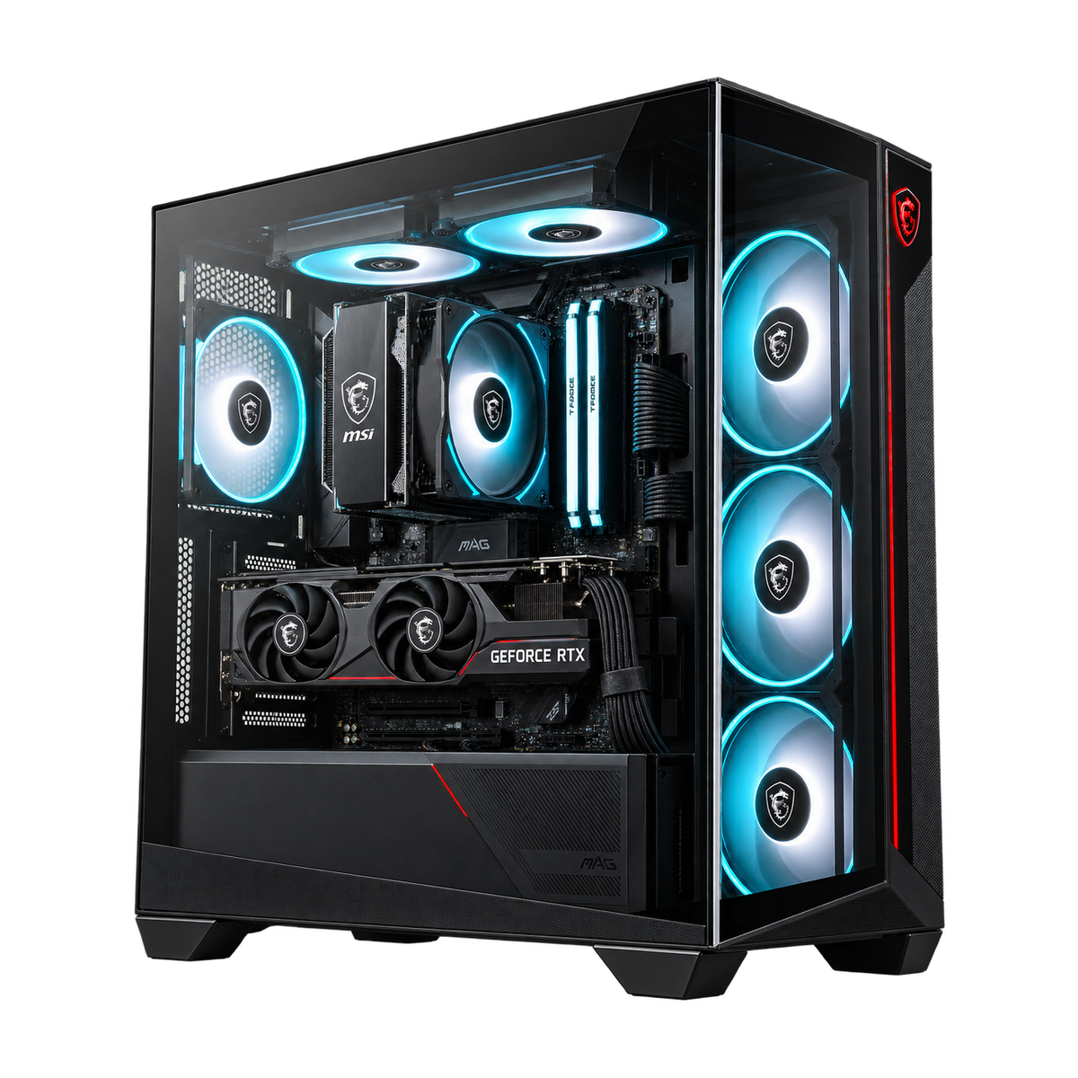 PC Gaming MSI BASTION con RTX 5060, doppio vetro e case configurabile fra 27 modelli