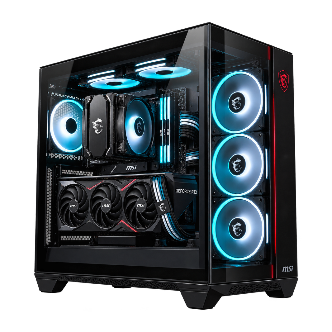 MSI DOMINION - PC GAMING INTEL CORE i5-14600KF + RTX 5070 12GB GDDR7 + 16GB RAM DDR5 6000MHz + SSD M.2 NVMe 500GB