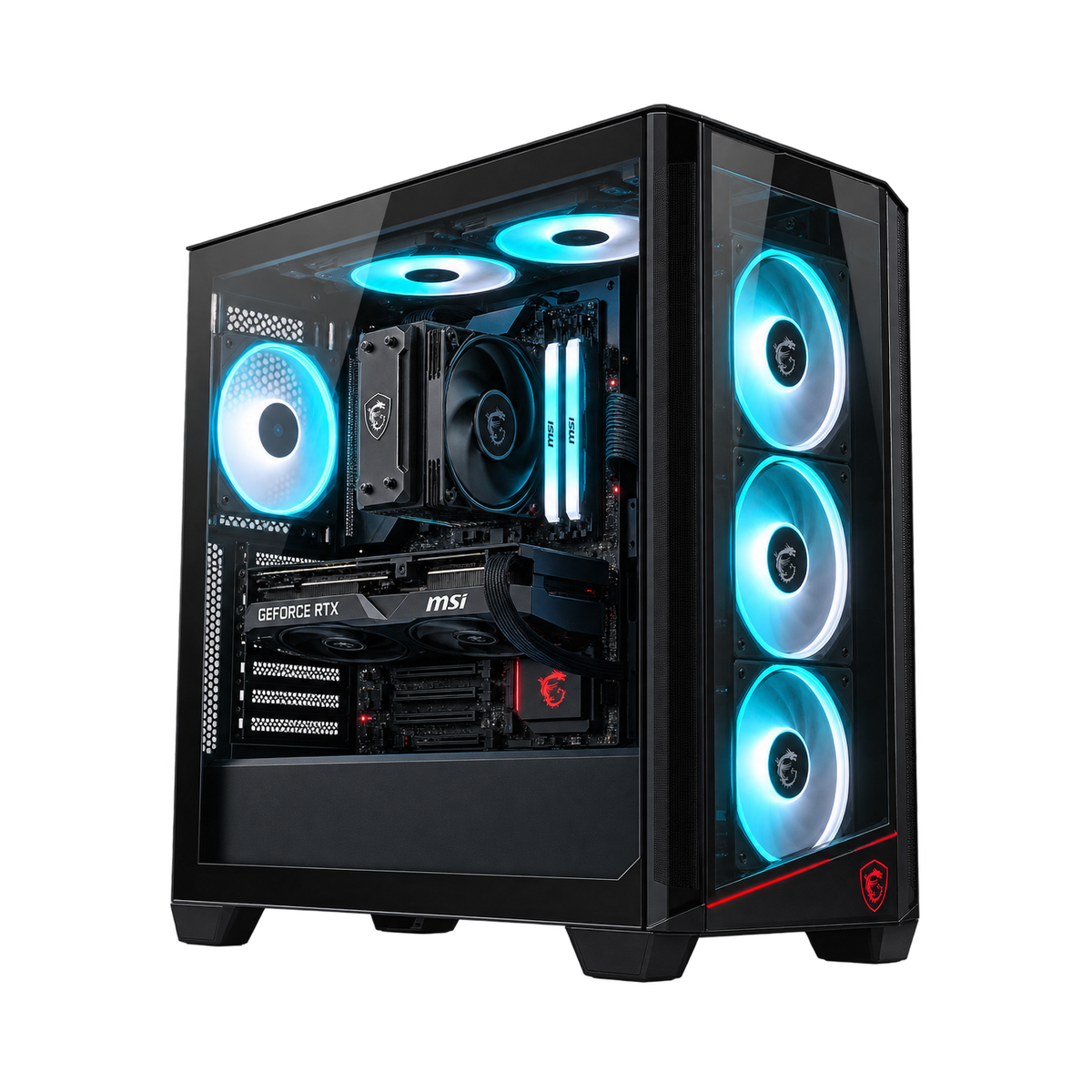 PC Gaming MSI TALON con RTX 5060, doppio vetro e case configurabile fra 27 modelli