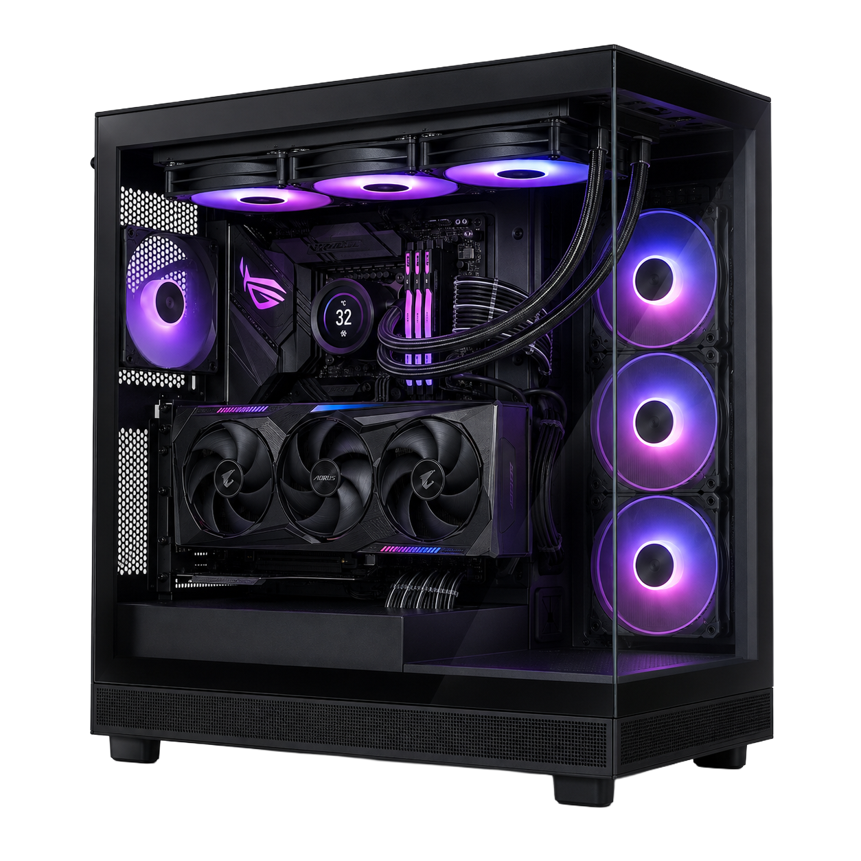 PC Gaming NEMESIS Minimal Gamers — vista prodotto trasparente