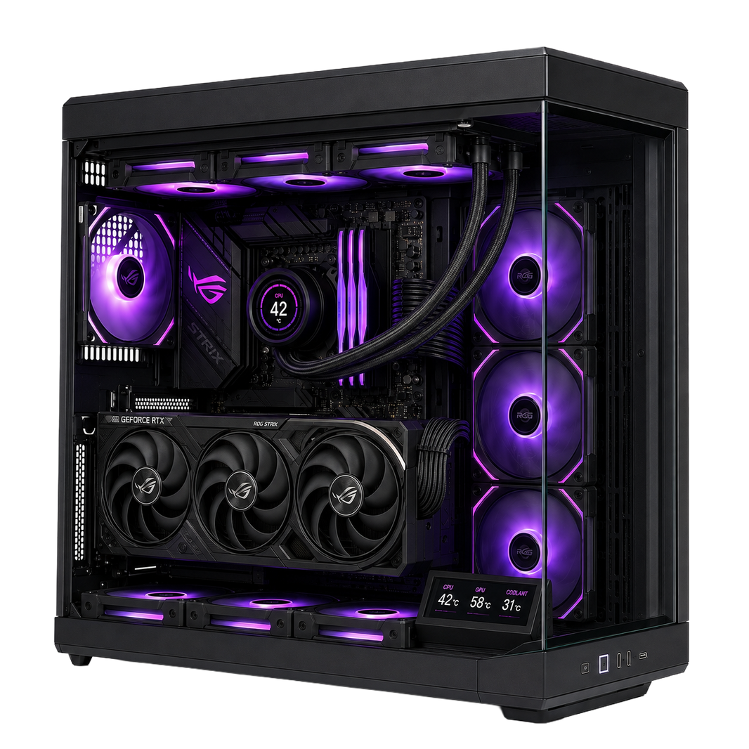 PC Gaming TERMINATOR Minimal Gamers — vista prodotto trasparente