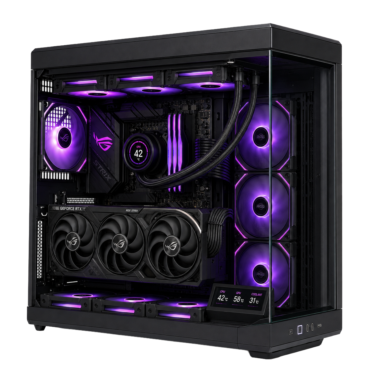 PC Gaming TERMINATOR Minimal Gamers — vista prodotto trasparente