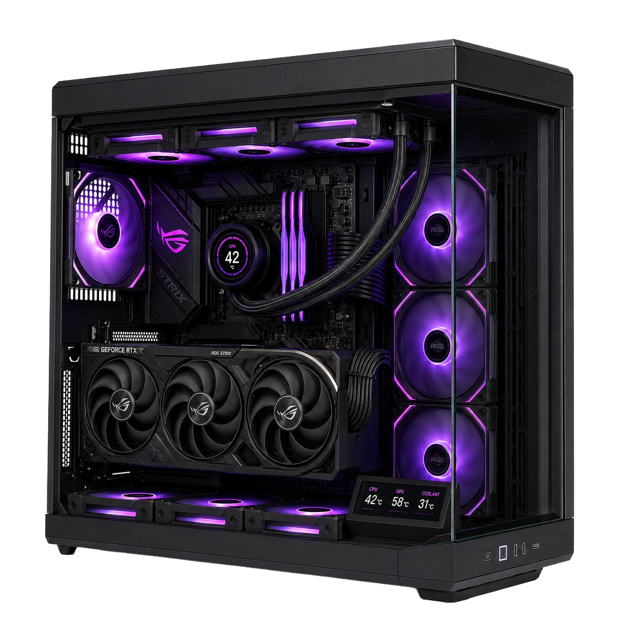 PC Gaming TERMINATOR Minimal Gamers — vista prodotto trasparente