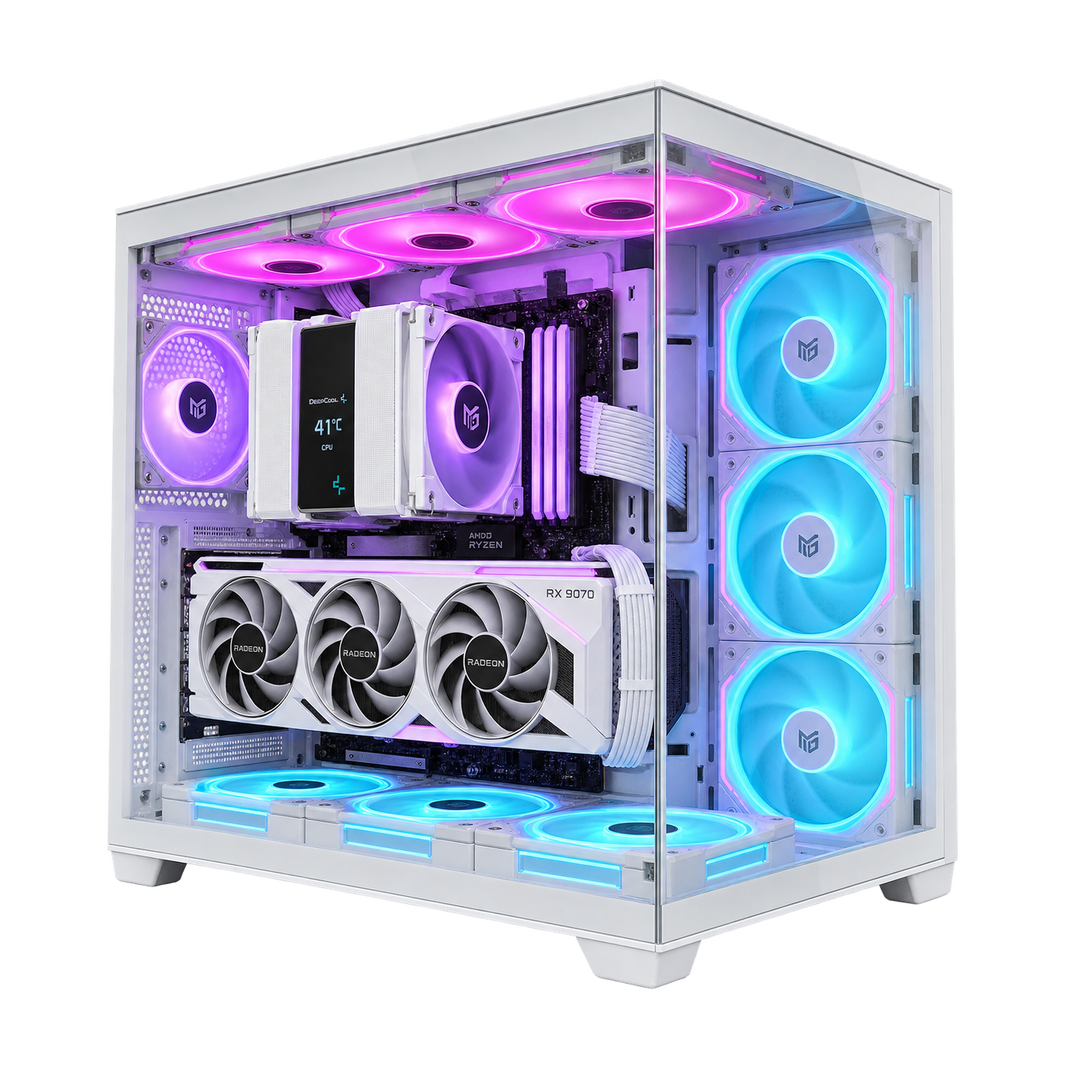 PC Gaming VALHALLA con RX 9070, doppio vetro e case configurabile fra 27 modelli