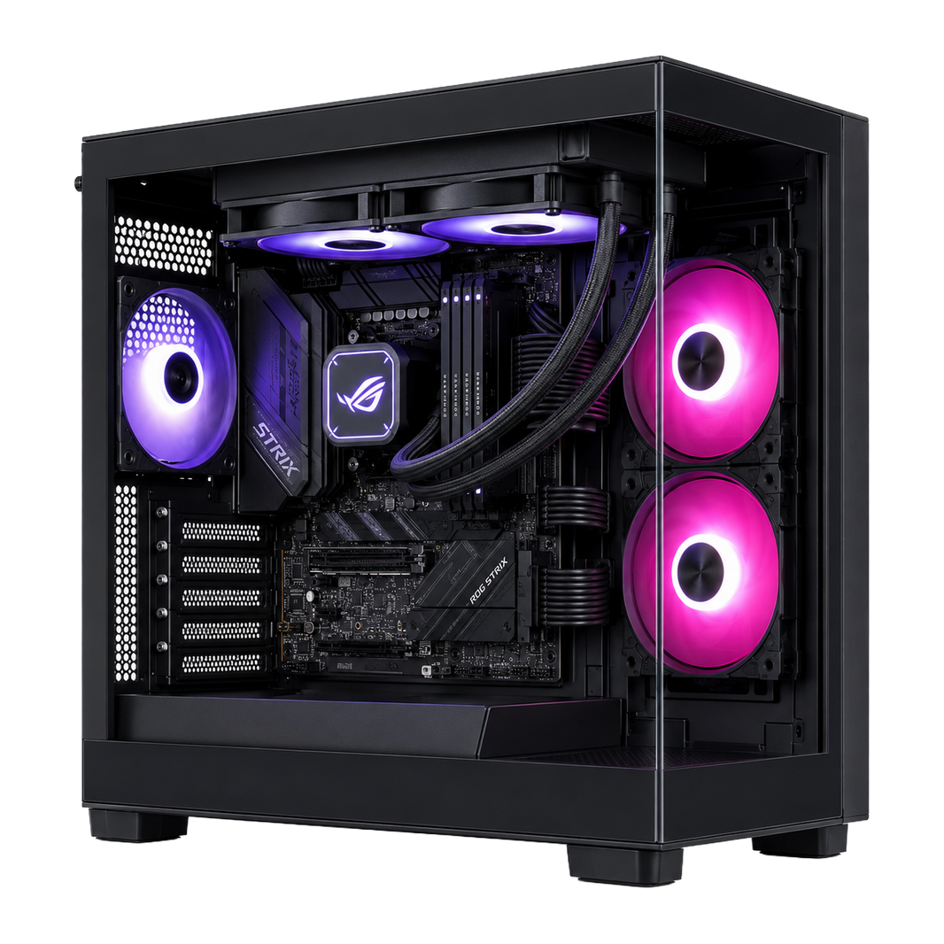 PC Gaming VEGA Minimal Gamers — vista prodotto trasparente