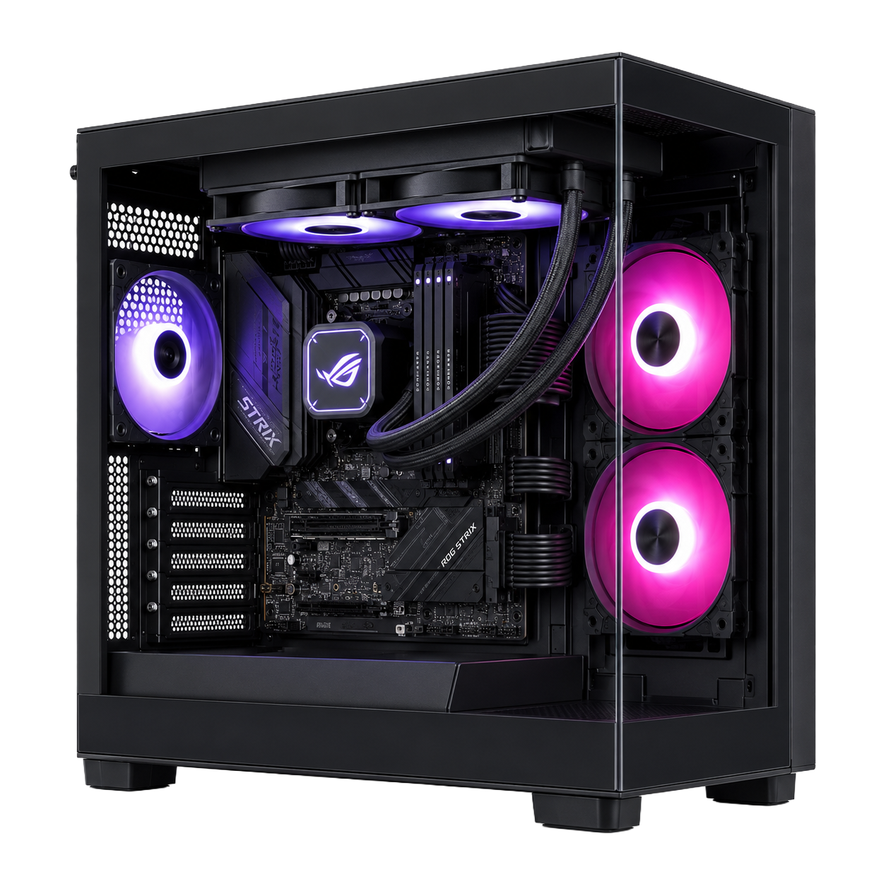 PC Gaming VEGA Minimal Gamers — vista prodotto trasparente