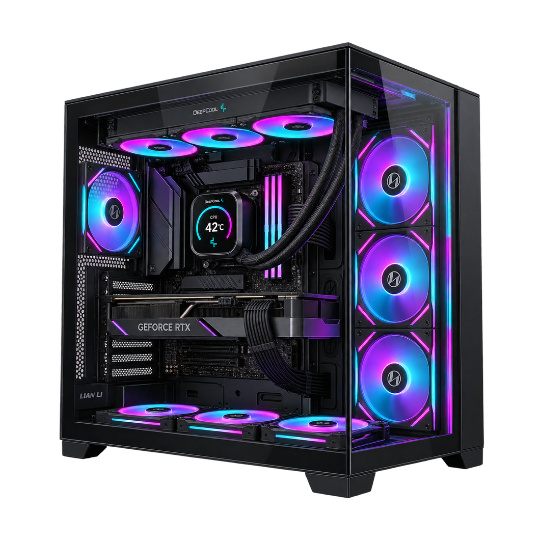 PC GAMING ZEUS - INTEL CORE i9-14900KF + RTX 5070 12GB GDDR7 + 32GB RAM DDR5 6000MHz + SSD M.2 NVMe 1TB + AIO 360 LIQUIDO