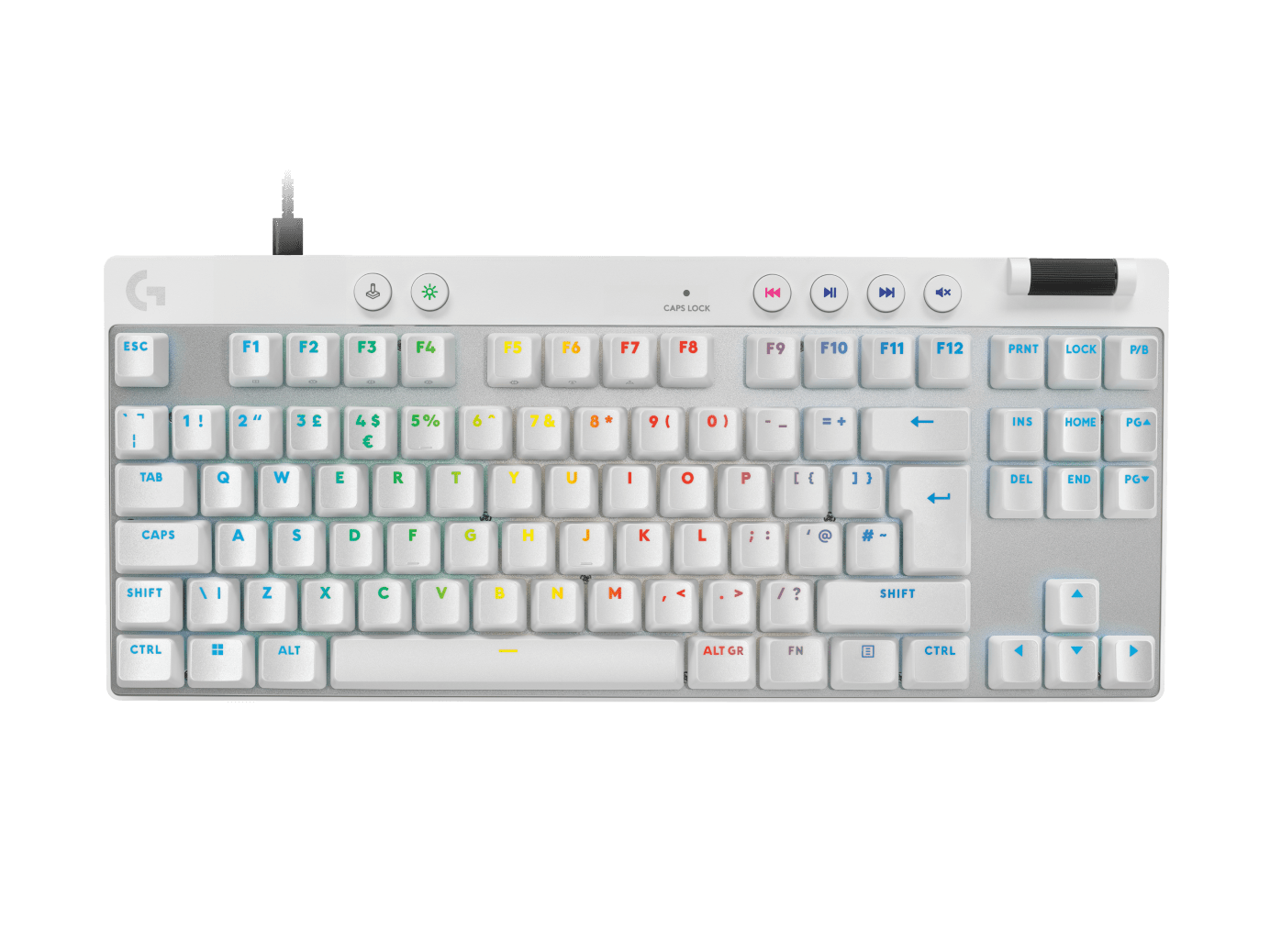 Logitech G PRO X TKL RAPID bianco